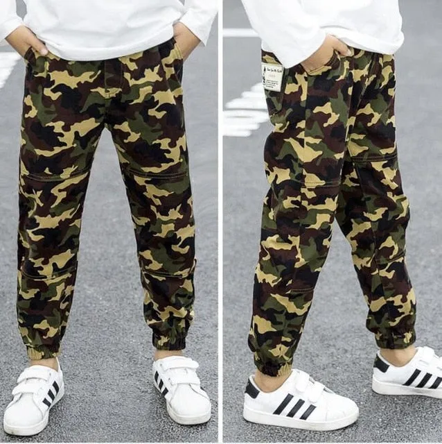 Boys Pants Teenage Boy Clothing Kids Camouflage