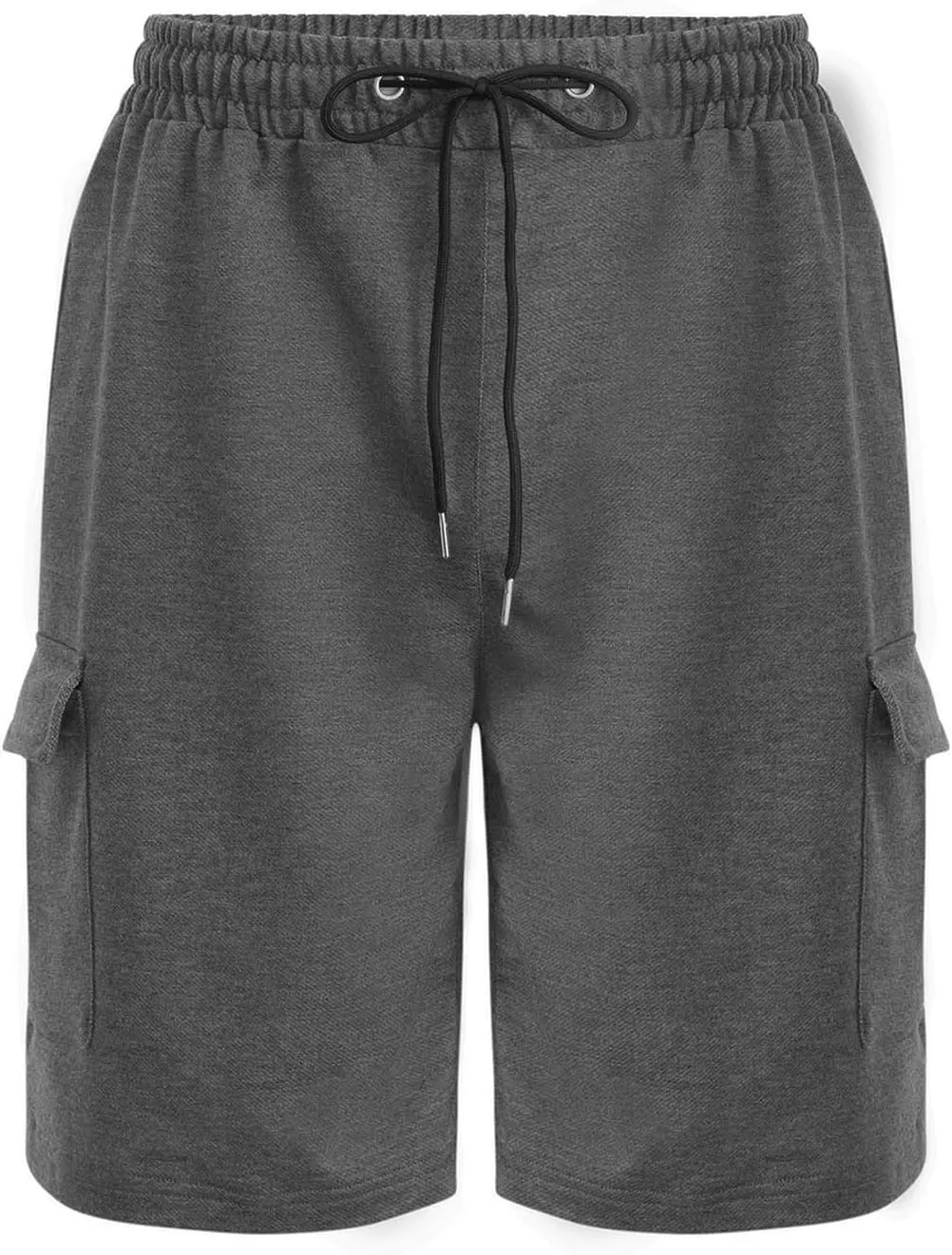 Casual Short Joggers for Men Loose Fit Multi Pocket Athletic Work Shorts Elastic Waist Drawstrings Casual Workout Sweat Short