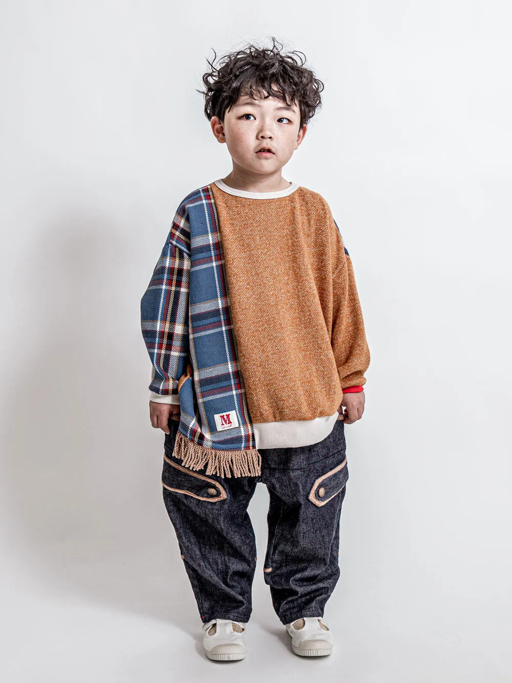 Epaulette Denim Pants