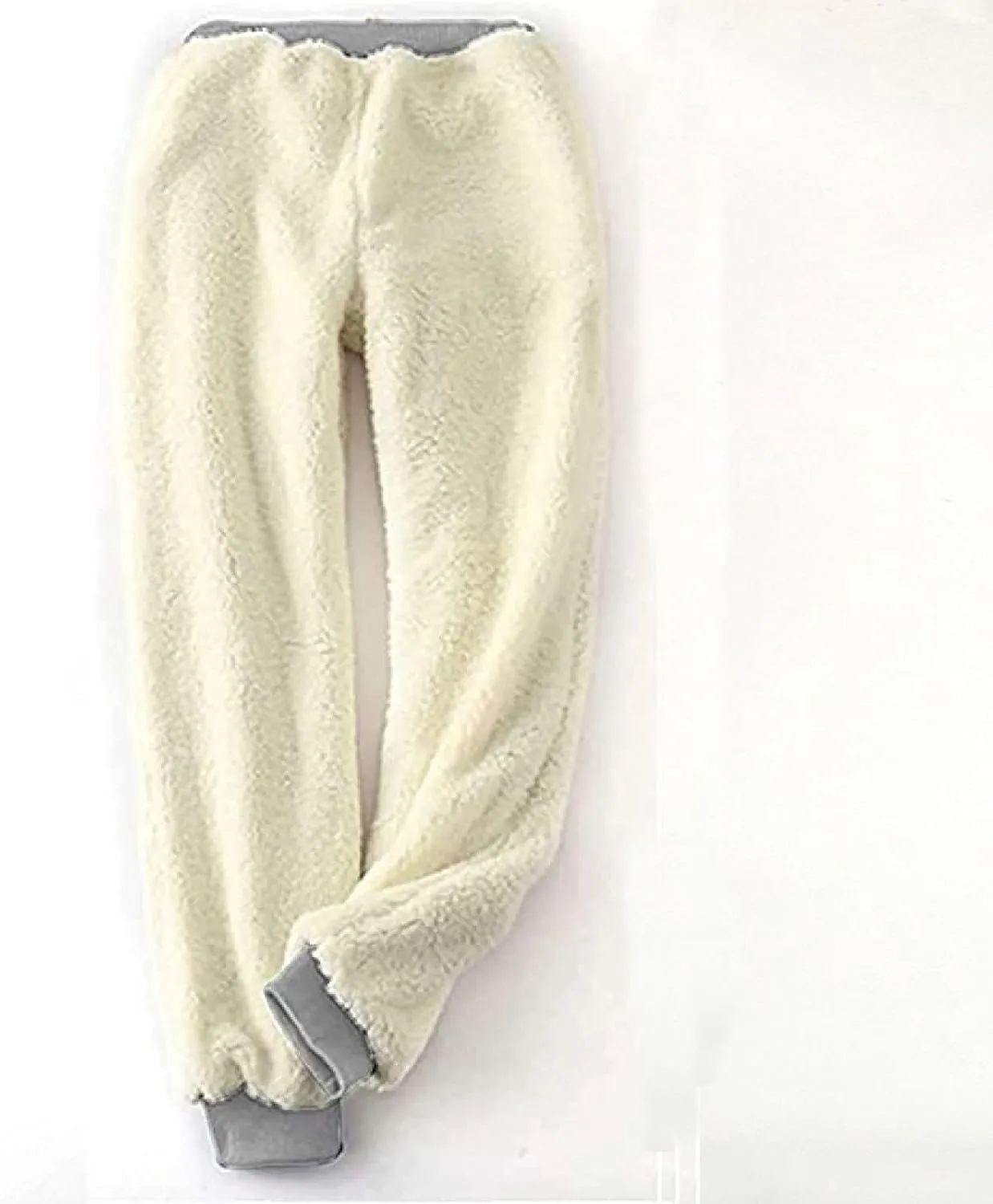 Fleece Lined Pants Women Winter Warm Sherpa Lined Sweatpants Jogger Thick Thermal Pants for Women Drawstring Pants