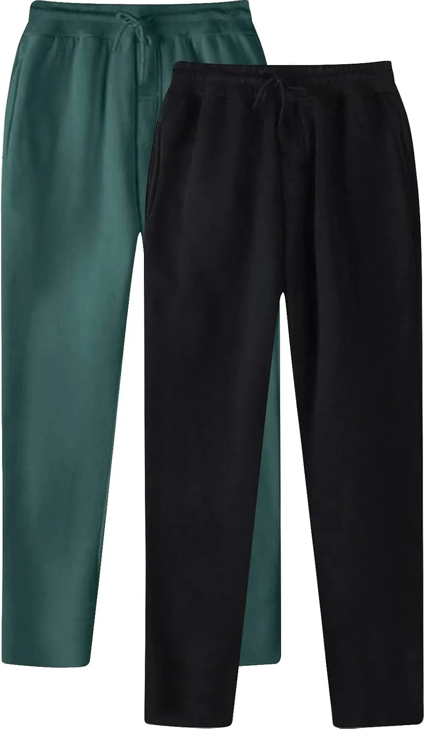 JiXiang Mens Sweatpants Casual Lounge Pants 3 Pack Sweatpants Loose Elastic Waist Drawstring Jogger Sport Baggy Sweat Pants