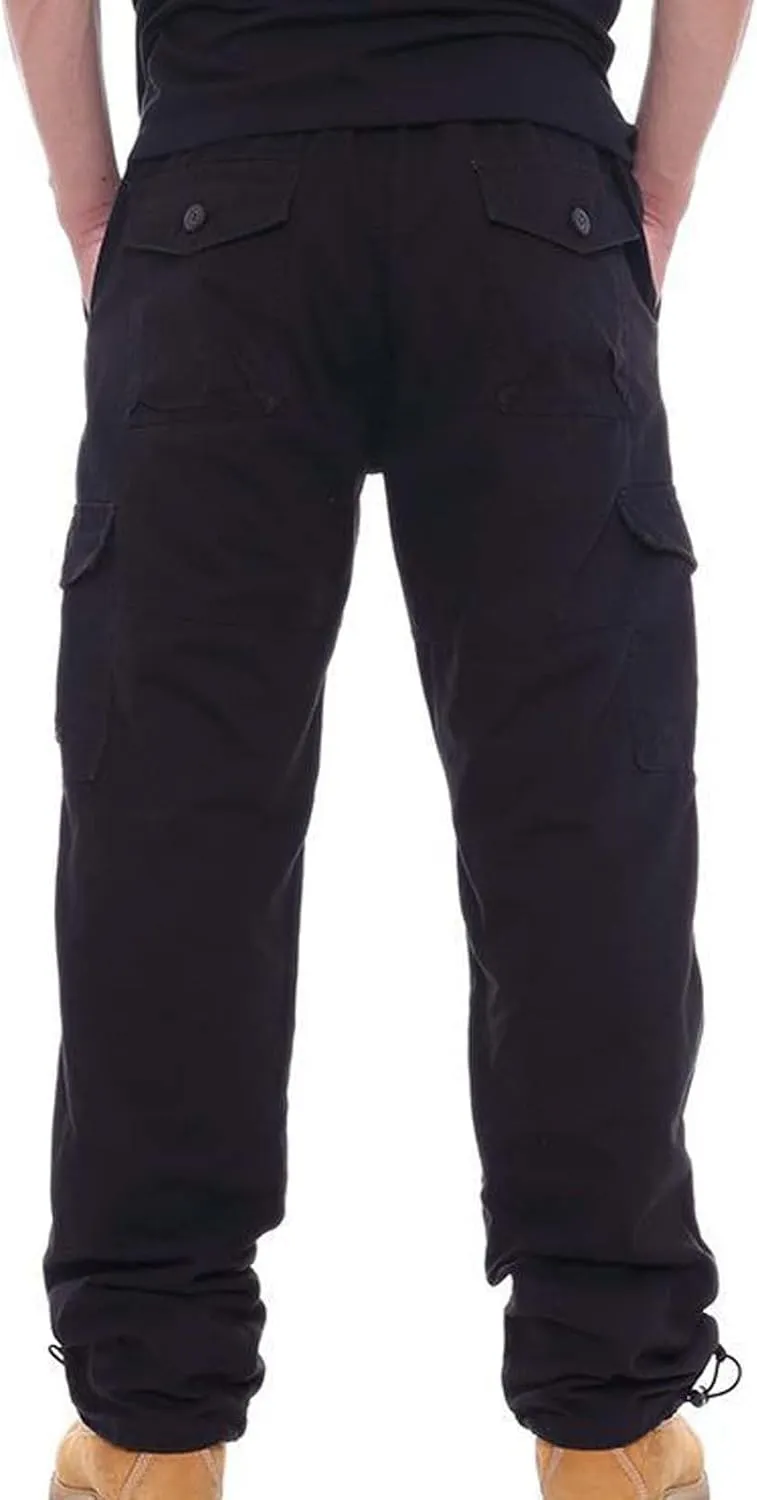 Loose fit Cargo Jeans for Men Compression Workout Gear Baggy Pants Relaxed fit Mountain Khaki Khaki Pants for Men