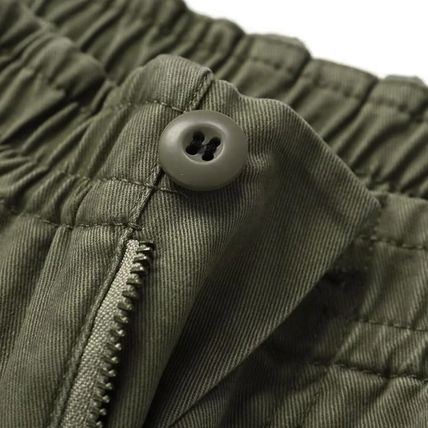 Men's Cargo Jogger Pants Slim Fit Tactical Pants with Zipper Pockets Casual Trousers Stretch Sweatpant Men's Cargo Work Pant
