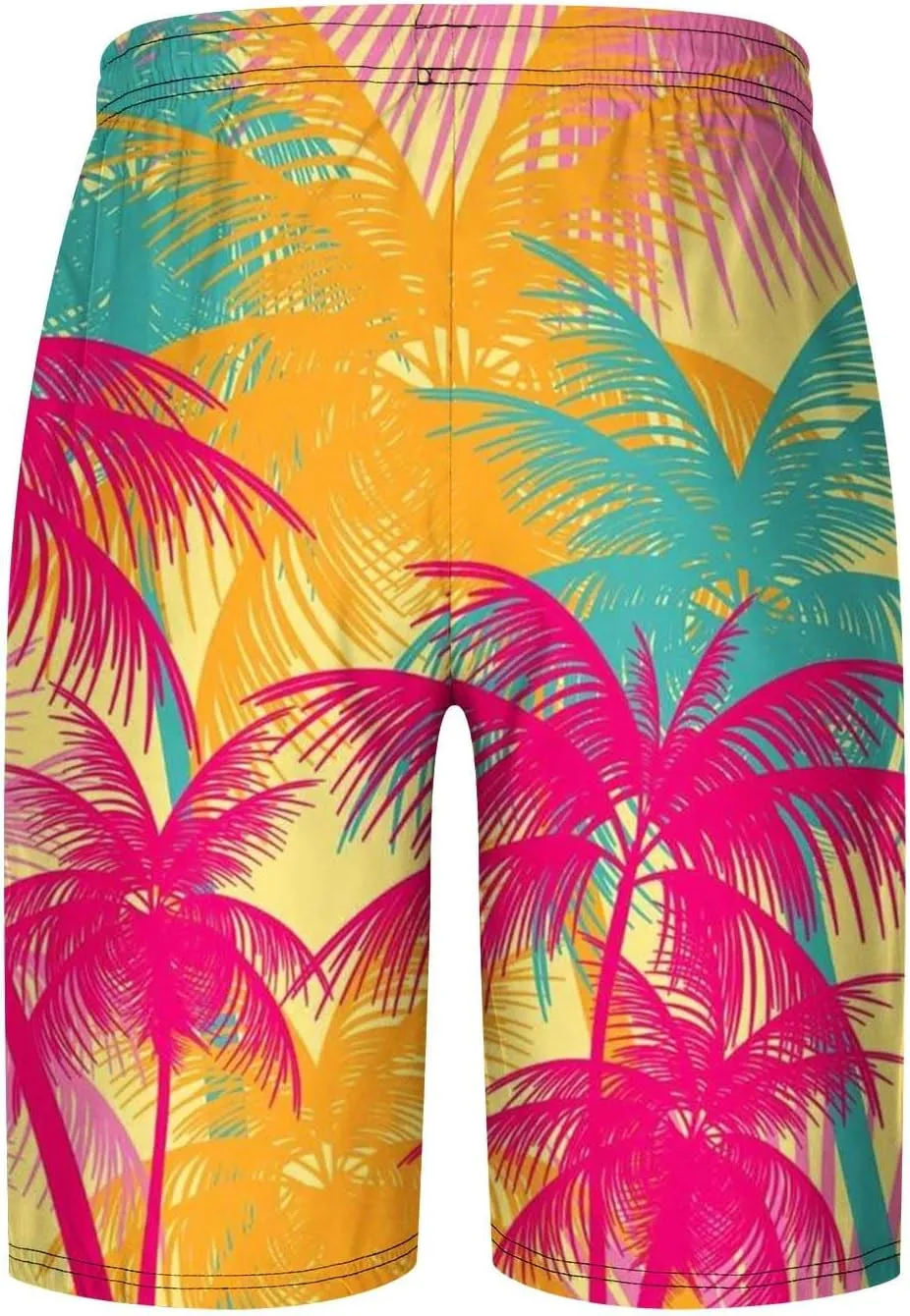 Mens Casual Beach Shorts Hawaiian Shorts Vacation Lounge Short Pants Pajama Shorts Quick Dry Workout Shorts