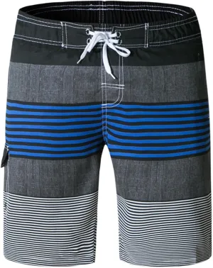 Mens Hawaiian Shorts Cotton Soft Fit Casual Shorts Fashion Beach Vacation Shorts Drawstring Elastic Waist Shorts