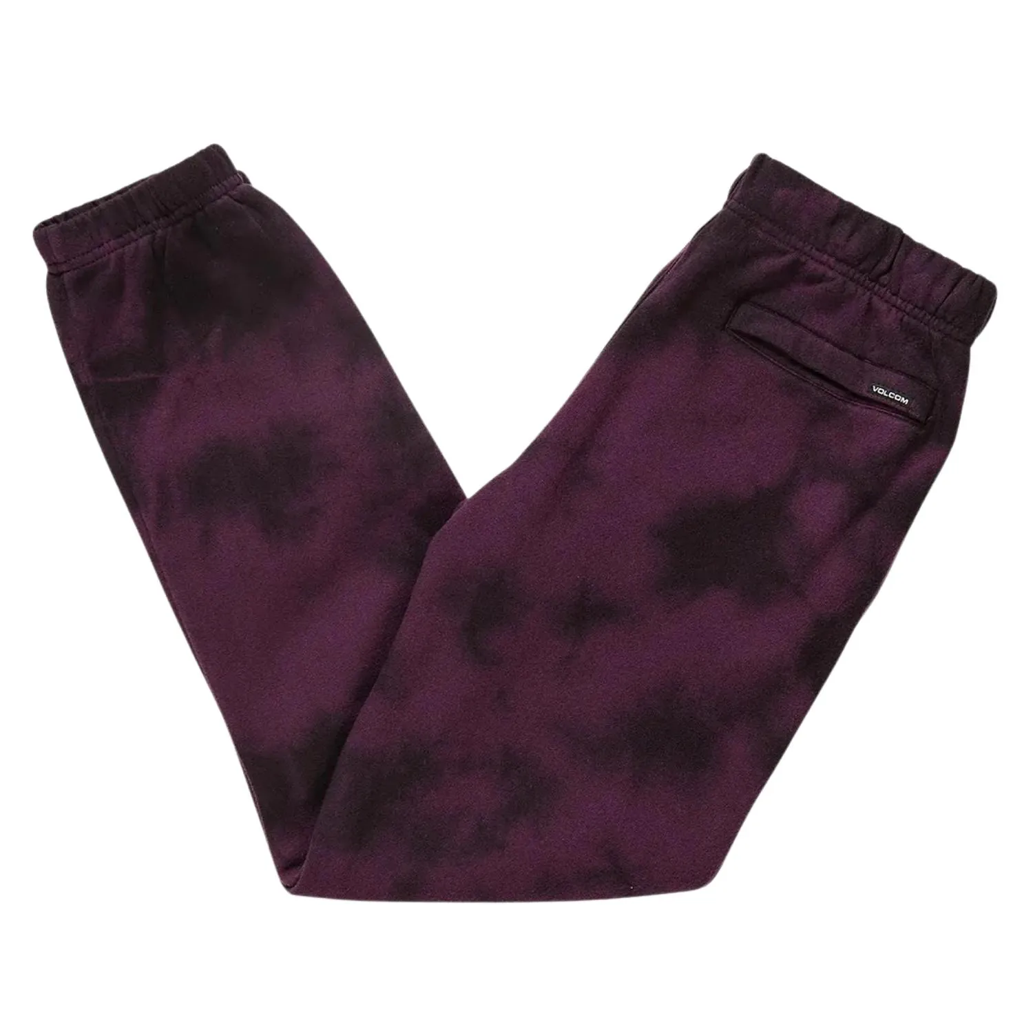 Volcom Youth Boys Iconic Stone Plus Fleece Joggers - Mulberry